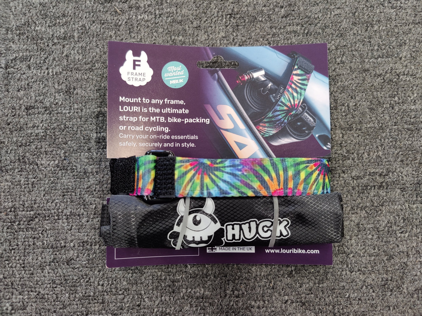LOURI Huck MTB Enduro Strap  - Black.